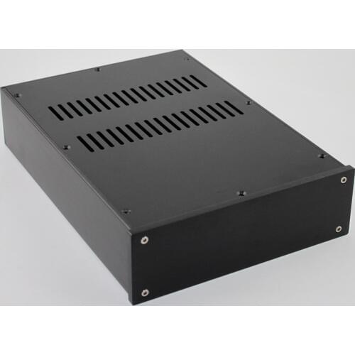 Case 215*70*308mm WA37 Full aluminum Black amplifier chassis / Amplifier / DAC Decoder / AMP Enclosure/ case / DIY box