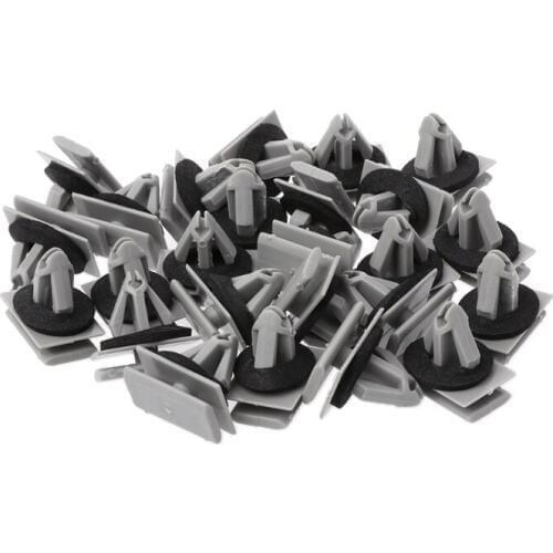 Hot New 25 Pcs Auto Car Fender Rocker Moulding Clips With Sealer For Ford Explorer Car Accessories