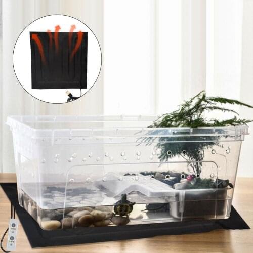 Reptile Heating Pad Adjustable Electric Cushion For Small Pet Snake Lizard Foot Clothes Bed Heating Mat Temperate Adjustable