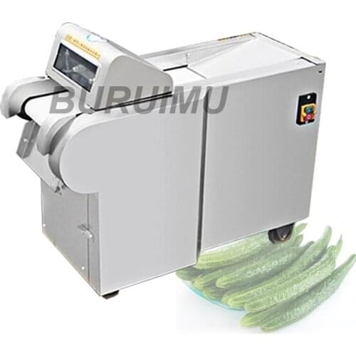 Commercial Electric Vegetable Cutter Potato Slicing Machine Onion Shredder Maker Potato Radish Sweet Cucumber Slice Manufactur