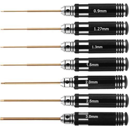 Mini Precision Hex Screwdriver Tool Set Allen Driver for RC Helicopter Drone Aircraft Model Repair Tools