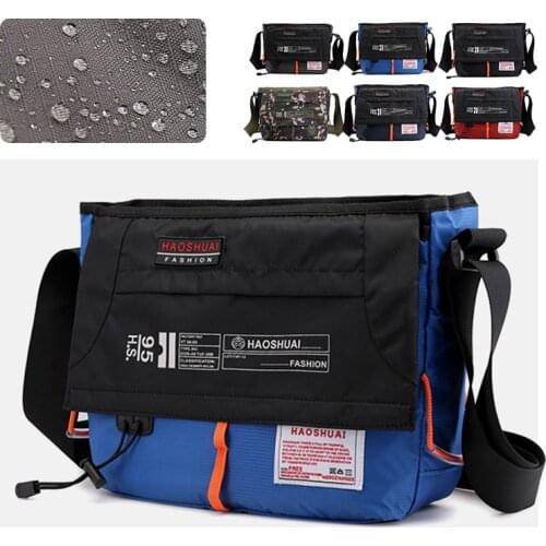 High Quality Nylon Men Single Shoulder Cross Body Laptop Bag Multi-Capacity Unisex Male Briefcase Military Messenger Bags