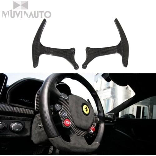 For Ferrari Carbon Fiber Shift Dial F458 Carbon Fiber Shift Dial Adding and Reducing Gear Hand Valve