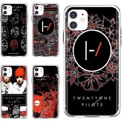 Soft Cover Twenty-One-Pilots-21-Music-Band-Poster For Xiaomi Redmi 2 S2 3 3S 4 4A 5 5A 5 6 6A 7A 9 9T 9C 9A Pro Pocophone F1
