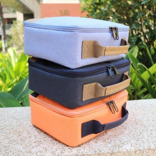 SUNNYLIFE Portable Scratchproof Shockproof Canvas Storage Carry Bag Handbag Case for Selphy CP910 1200 Mini Printer Projectors