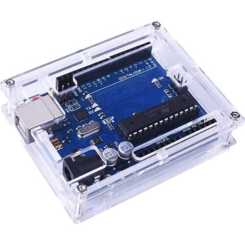 Uno R3 Case Enclosure Transparent Acrylic Box Clear Cover Compatible For Arduino Uno R3 Case