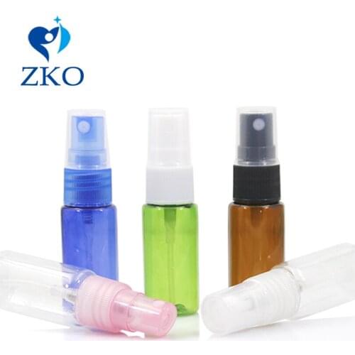 15ml Transparent/Color Plastic Cosmetic Fine Mist Spray Bottle Portable Perfume Pump Bottles Empty Refillable Travel Container