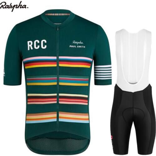 RCC Ralvpha 2021 Men Apparel Cycling Jersey MTB Bicycle Summer Clothing Bike Clothes Bib Shorts Set Breathable Maillot Roupa