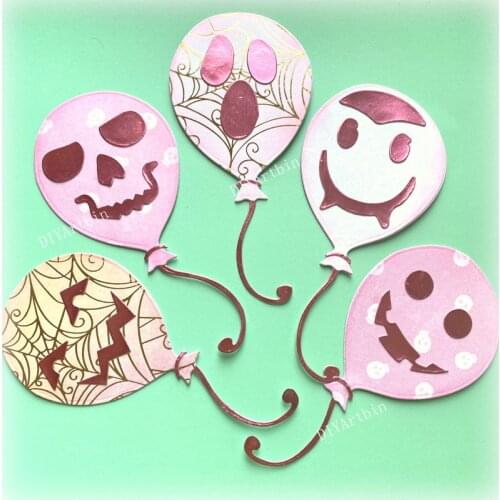 Halloween balloons metal cutting Die mold frame for scrapbooking photo album decoration carving handmade paper card