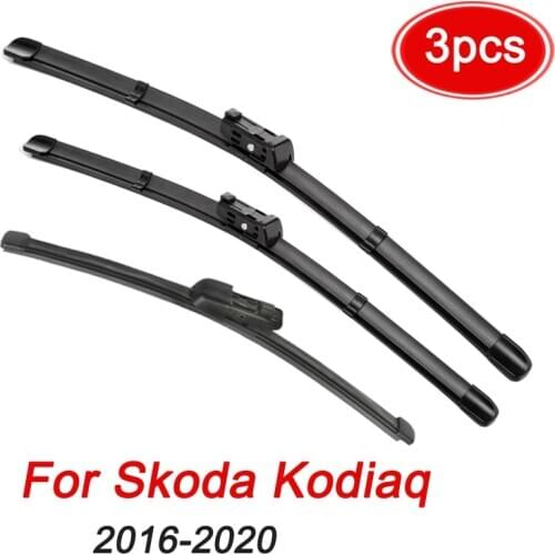 MIDOON Windshield Windscreen Wiper Blades For Skoda Kodiaq 2016 - 2020 Front Rear Window 2017 2018 2019