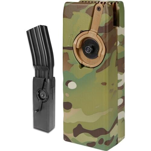 Airsoft Paintball M4 BB Speed Loader 1000 Rounds Hand Crank Military Quick Loader Tactical War game Accessories