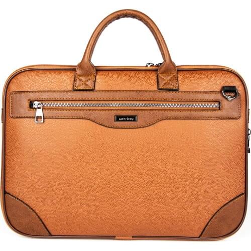 Genuine Turkish Leather Bag Office Bags For Unisex Leather Laptop Bag Briefcase Shoulder Handbag Luxury Handbag Office Bags