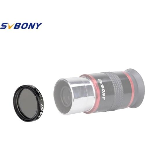 SVBONY 1.25'' Polarizing Filter Linear for Telescope Astronomy & Eyepiece Increasing Contrast Reduce Glare Increase Detail F9165