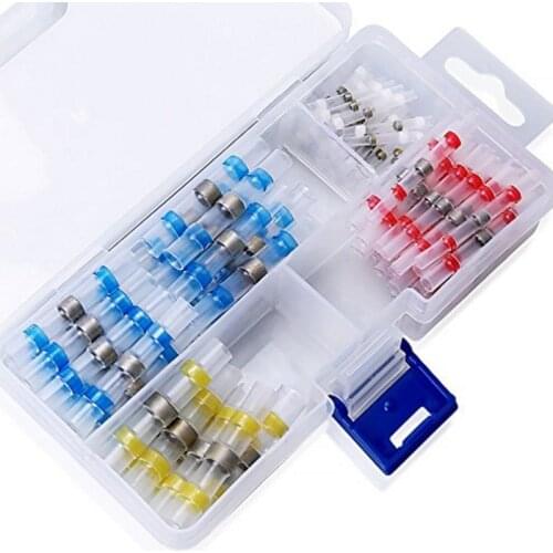 Heat Shrinkable Wire Connectors 10/20PCS Waterproof Sleeve Butt Electrical Splice Tinned Solder Seal Terminal