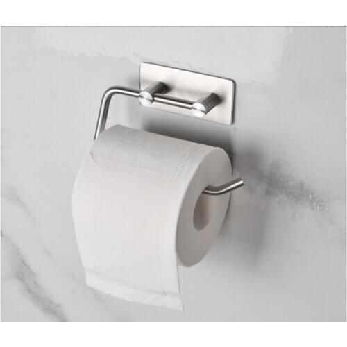 Toilet Wall Mount Toilet Paper Holder Stainless Steel Bathroom kitchen roll paper Accessory tissue towel accessories holders