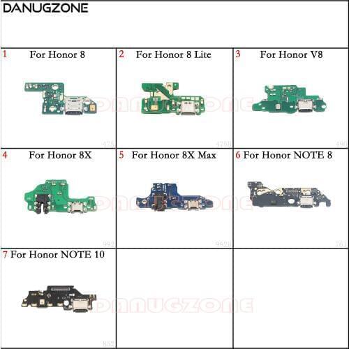 USB Charging Dock Port Socket Jack Plug Connector Charge Board Flex Cable For Huawei Honor 8 Lite 8X MAX V8 / NOTE 8 10