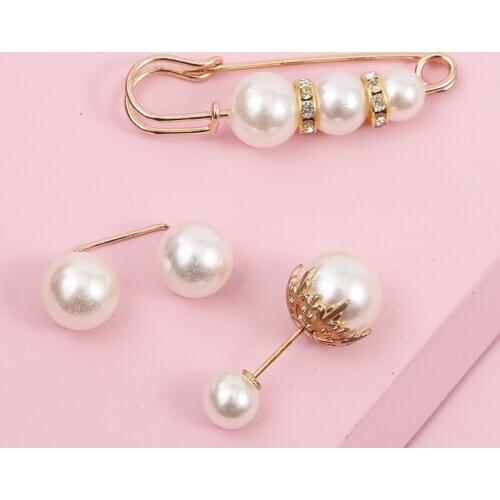 2021 New Sale Elegant Women Pearl Brooches Retro Pins Fashion Jewelry Clothes Accessories Wholesale Sales Pin Broches