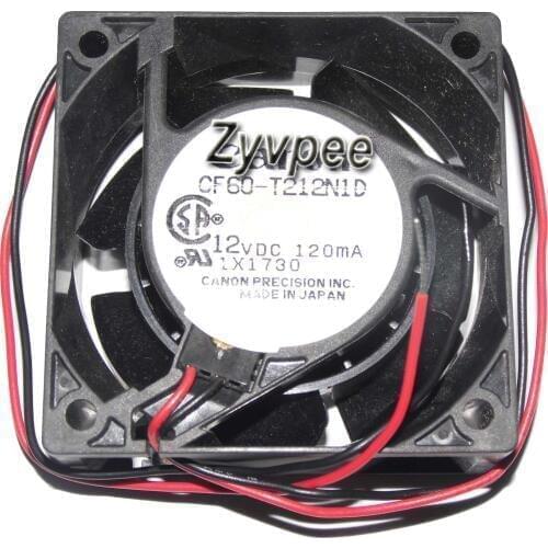 Zyvpee 6025 CF60-T212N1D 12V 120mA 2 wires Cooling fan 6cm case fan