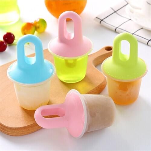 1PC Ice Cream Mould Creative DIY Ice Cream Maker Popsicle Boxes Molds Handmade Reusable Ice Sticks Moulds For Kitchen Tools
