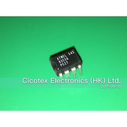 10pcs/lot AT93C56-10PC-2.7 DIP8 IC EEPROM 2KBIT 2MHZ 8DIP 93C56PC27