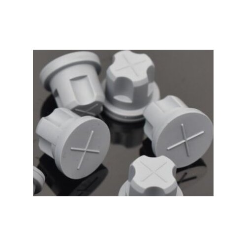 1000pcs/lot 15mm Butyl Rubber Stopper Plug For Medical Glass Bottle Vials Rubber Sealing Freeze-dried four fork rubber plug