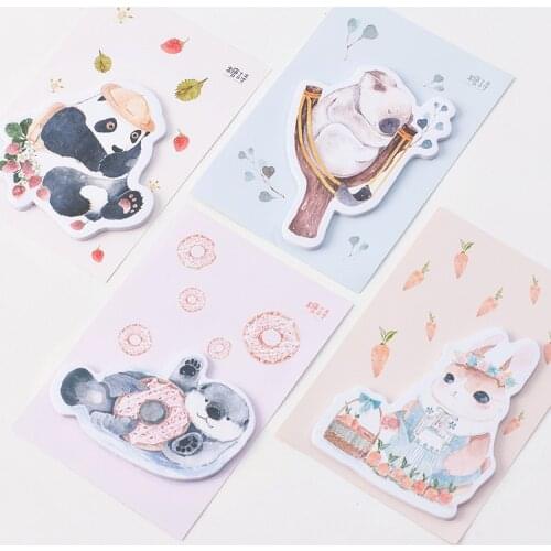 Harphia 2020 kawaii memo pad cute sticky note Post notepad korean sticker school supplies planner notebook self-adhesive gift
