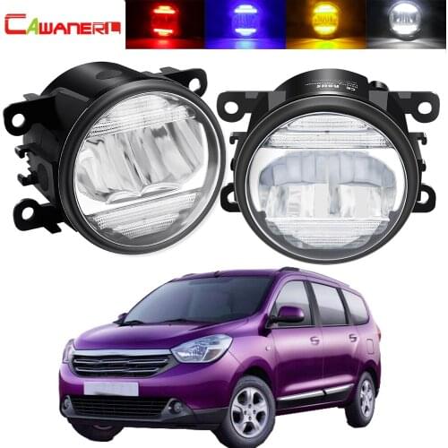 2in1 Fog Light Assembly Daytime Running Lamp Car Front Bumper DRL Fog Light For Renault Lodgy 2012 2013 2014 2015 2016 2017 2018
