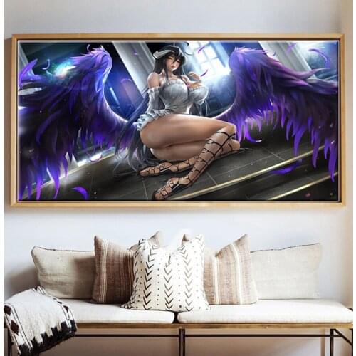 Diamond painting fantasy fairy with purple wings,3d cross stitch mosaic embroidery Full round square diamond Mosaic girl,A668
