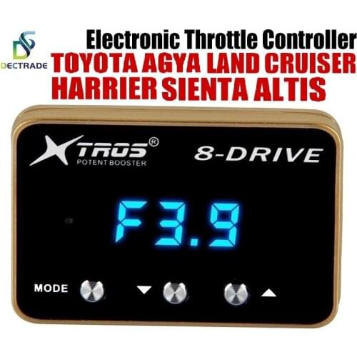 Car Electronic Throttle Controller Racing Accelerator Potent Booster For Toyota Agya Altis Harrier Land Cruiser Sienta 8 Drive