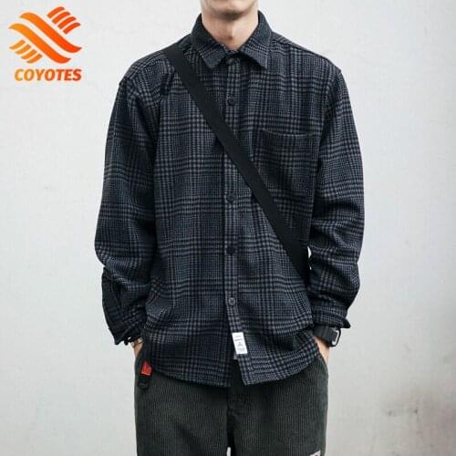Мужские шерстяные рубашки COYOTES China At AliExpress