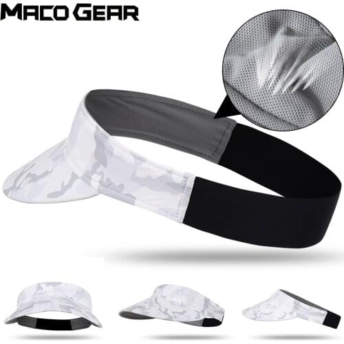 Women Summer Breathable Sun Visors Cycling Cap Sports Fishing Running Riding Golf Tennis Hat Bicycle Mesh Quick Drying Cap Men