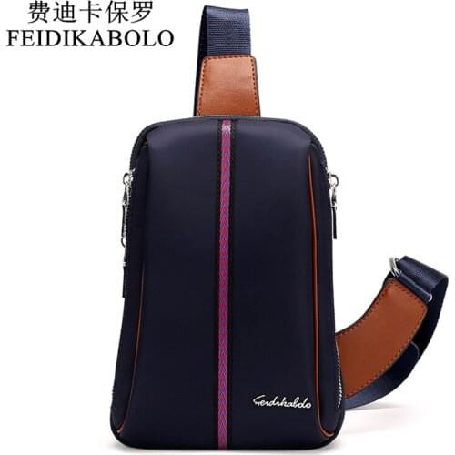 FEIDIKABOLO Oxford Chest Pack Famous Brand Travel Bag High-quality Chest Pack Men Bag Strap Pack Bag Handbags Rucksack Chest Bag