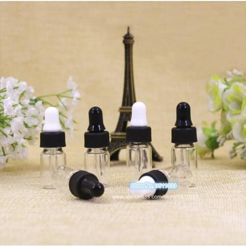 3ml 4ml Pipette Dropper Vials Glass Dropper Bottle Vail Essential Oil Bottle Cosmetic Empty Refillable Package Bottle 100pcs/Lot