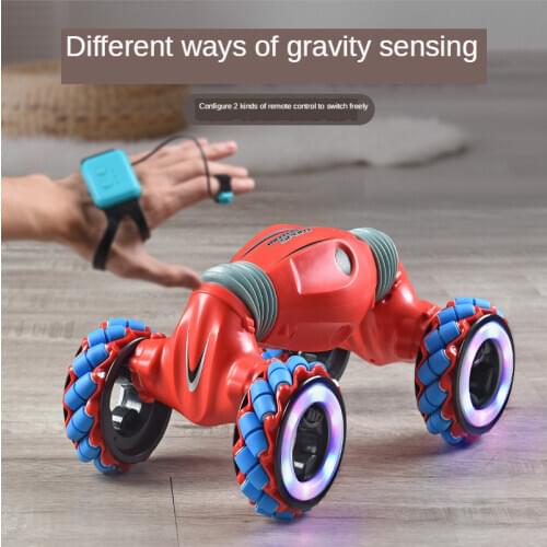 Gesture Sensing RC Car 4WD 1:12 Buggy Vehicle Climbing Remote Control Car Stunt High-Speed Car Luminous wheel kids Toys