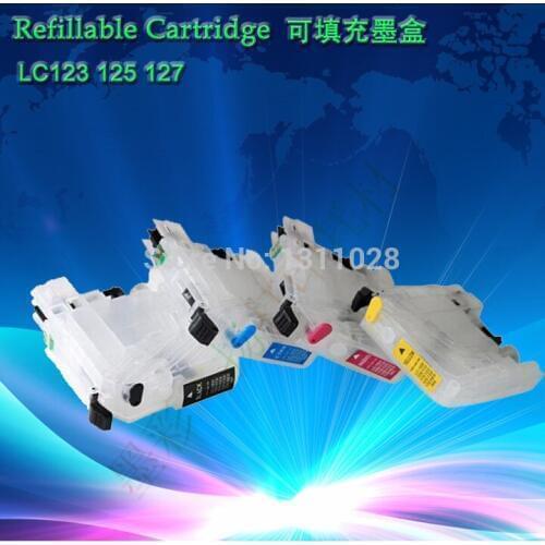 INK WAY NEW CHIPPED Standard type refillable ink tank for LC103 LC107 LC105 used for MFC-J4410DW, MFC-J4510DW, MFC-J4610DW