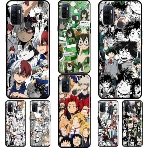 My Hero Academia Collage For OPPO A52 A72 A83 A91 A5 A9 A53 A31 2020 F5 F7 Reno 4 Pro 2Z A5S A1K A15 Phone Case