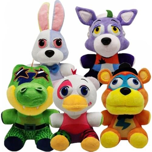 Nightmare FNAF Plush Toys Freddy Fazbear Five Nights FNAF Plushie Doll Bear Foxy Rabbit Animal Stuffed Toy f9r Kids