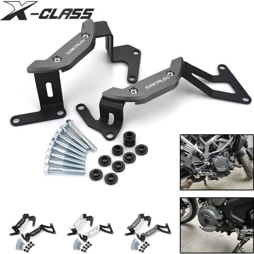 Motorcycle Engine Cover Falling Crash Guard Slider Protector CNC Aluminum Accessories for Husqvarna Svartpilen 401 250 2018-2021