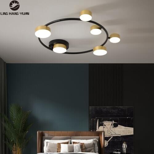 Minimalist Modern Led Ceiling Lamp For Bedroom Living room Dining room Metal Ceiling Light Luminaire 110V 220V Nordic Led Lustre