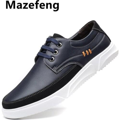 2021 New Men Shoes Leather Cowhide Leather Shoes Men Comfortable Low-top British Casual Single Shoes Leather Shoes Formal Shoes