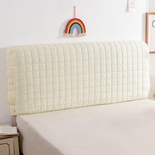 Solid Thicken Bed Head Cover Double Sided All-inclusive Headboard Cover Dustproof Bedhead Back Protection Headboard Dust Cover