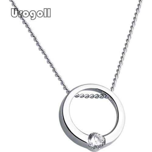 Fine Jewelry Necklaces For Women Luxury Wedding Engagement Anniversary Party Pure 925 Sterling Silver Necklace Jewelry Gifts