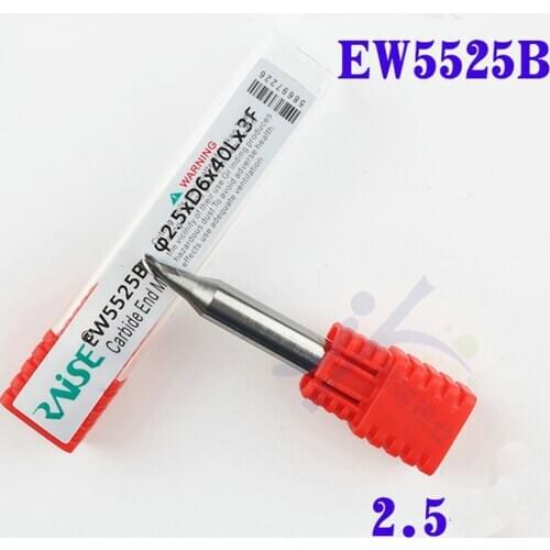 Raise 2.5mm Carbide End Milling Cutters For Key Cutting Copy Duplicating Machine Drill Bit Parts Locksmith Tools