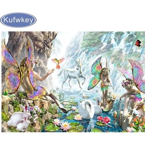 Full,Diamond Embroidery,animals,fairy,nature scenic,5D diy Diamond Painting unicorn,Cross Stitch,3D,Diamond Mosaic,pattern,photo