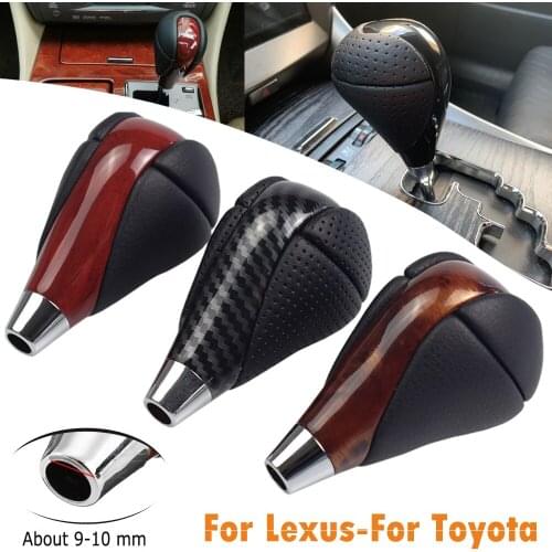 Automatic Shifter Car Gear Shift Knob Head Lever Accessories For Lexus ES300 GS300 IS250 LS400 Toyota Estima Crown Matrix Hilux