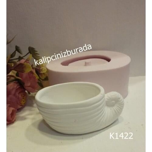 Mussels sculent pot silicone mold