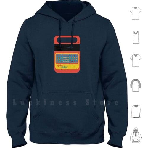 Vintage Look Speak & Spell Retro Geek Gadget hoodies long sleeve Speak Speaking Spell Spelling Gadget Toy Children