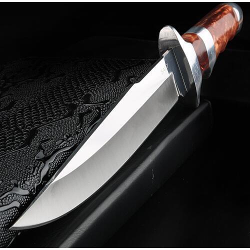High hardness fixed blade straight knife portable knife outdoor wild survival knife retired short knife hunting knife