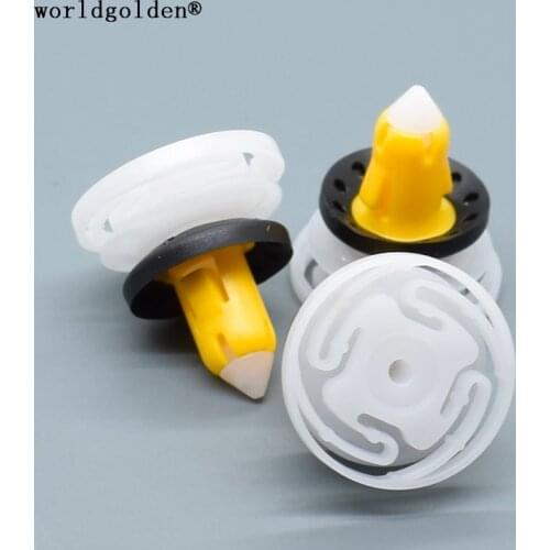 Worldgolden 100pcs auto clips Front Door & Rear Door Trim Panel Clip