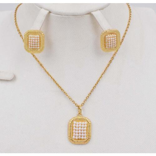 Jewelry Trendy Jewelry Sets For Women Hot Selling Jewelry Necklace Earrings Pendant Jewelry Findings For Anniversary